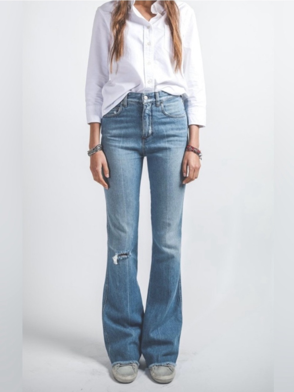 Karen Bootcut High-Rise Light Blue Flare Jeans